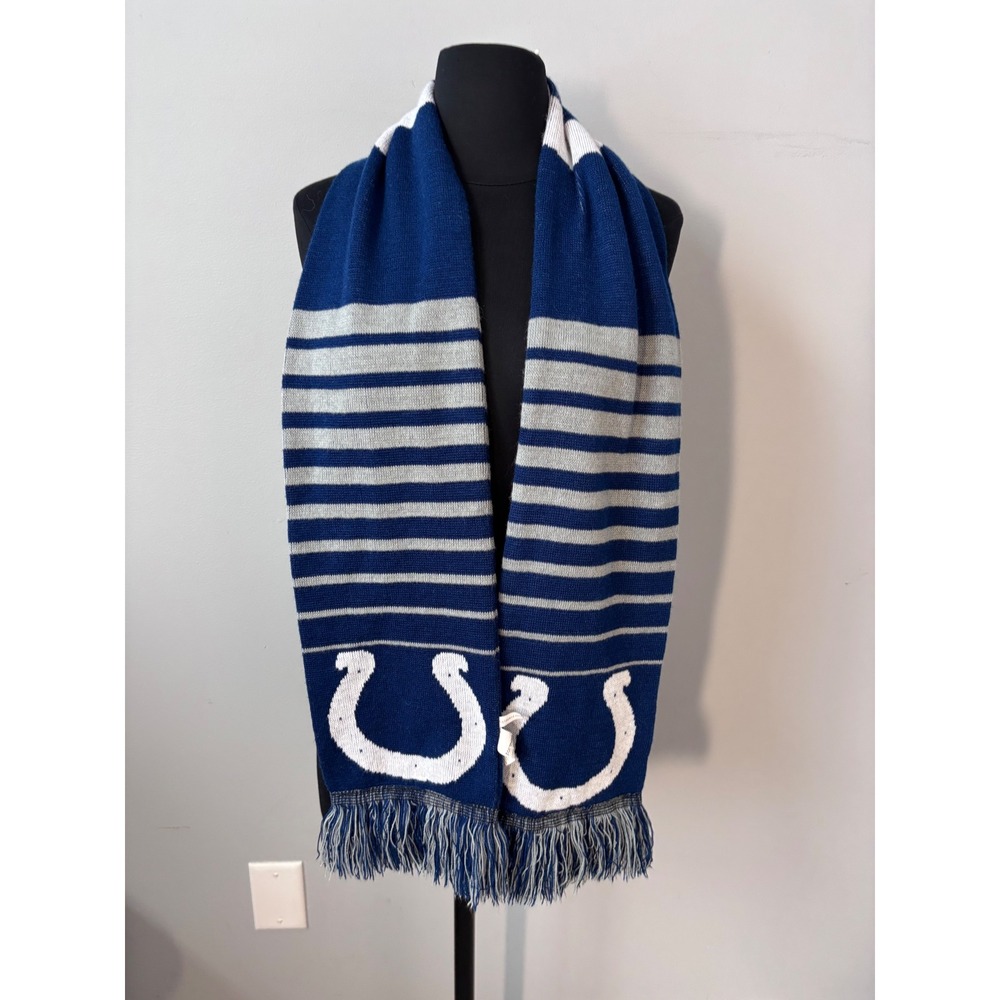 Indianapolis‎ Colts Forever Collectibles Knit Scarf Horseshoe Logo Blue White